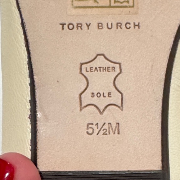 Tory Burch Cream Eleanor Round Toe Loafers, 5.5 women’s - Picture 12 of 13